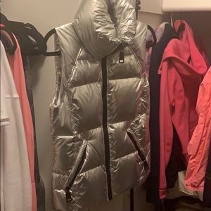 SAM. Silver down jacket vest
